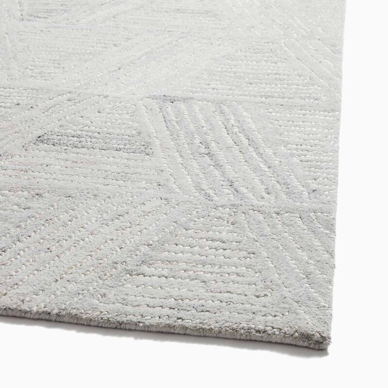 West Elm Glacial Rug Frost Gray image number 2